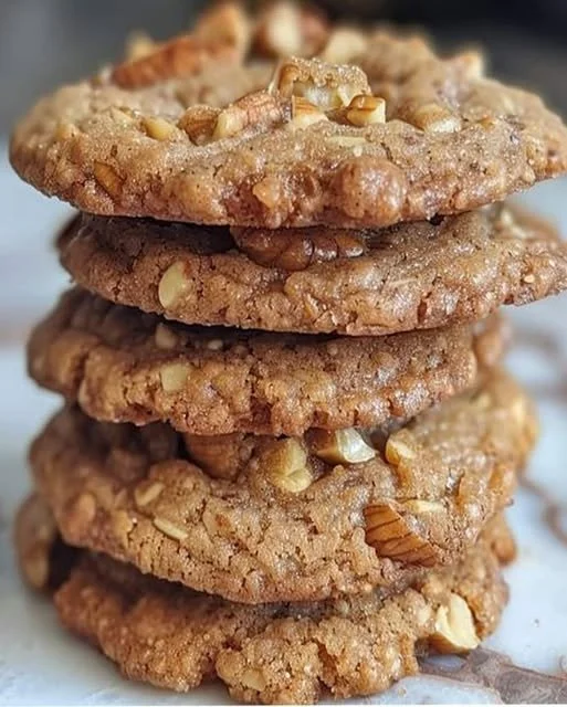 A variety of healthy cookies displayed on a rustic wooden table.