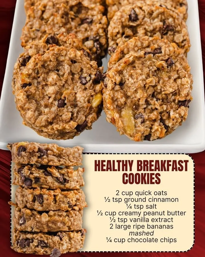 A selection of easy breakfast ideas including pancakes and smoothies.