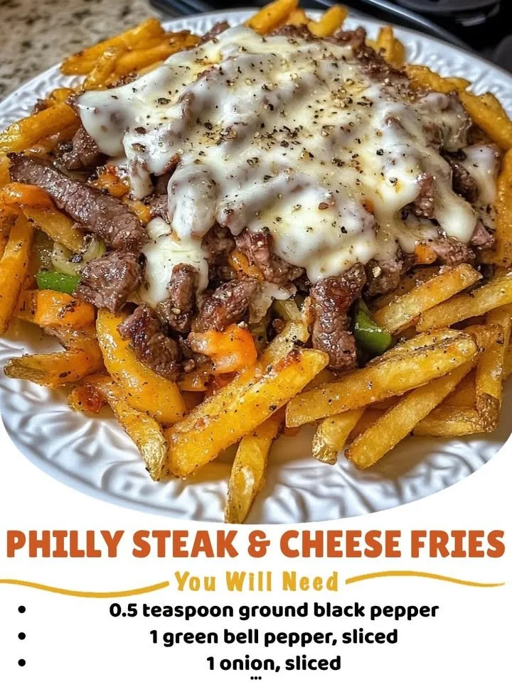 Delicious Philly steak and cheese fries served hot and crispy