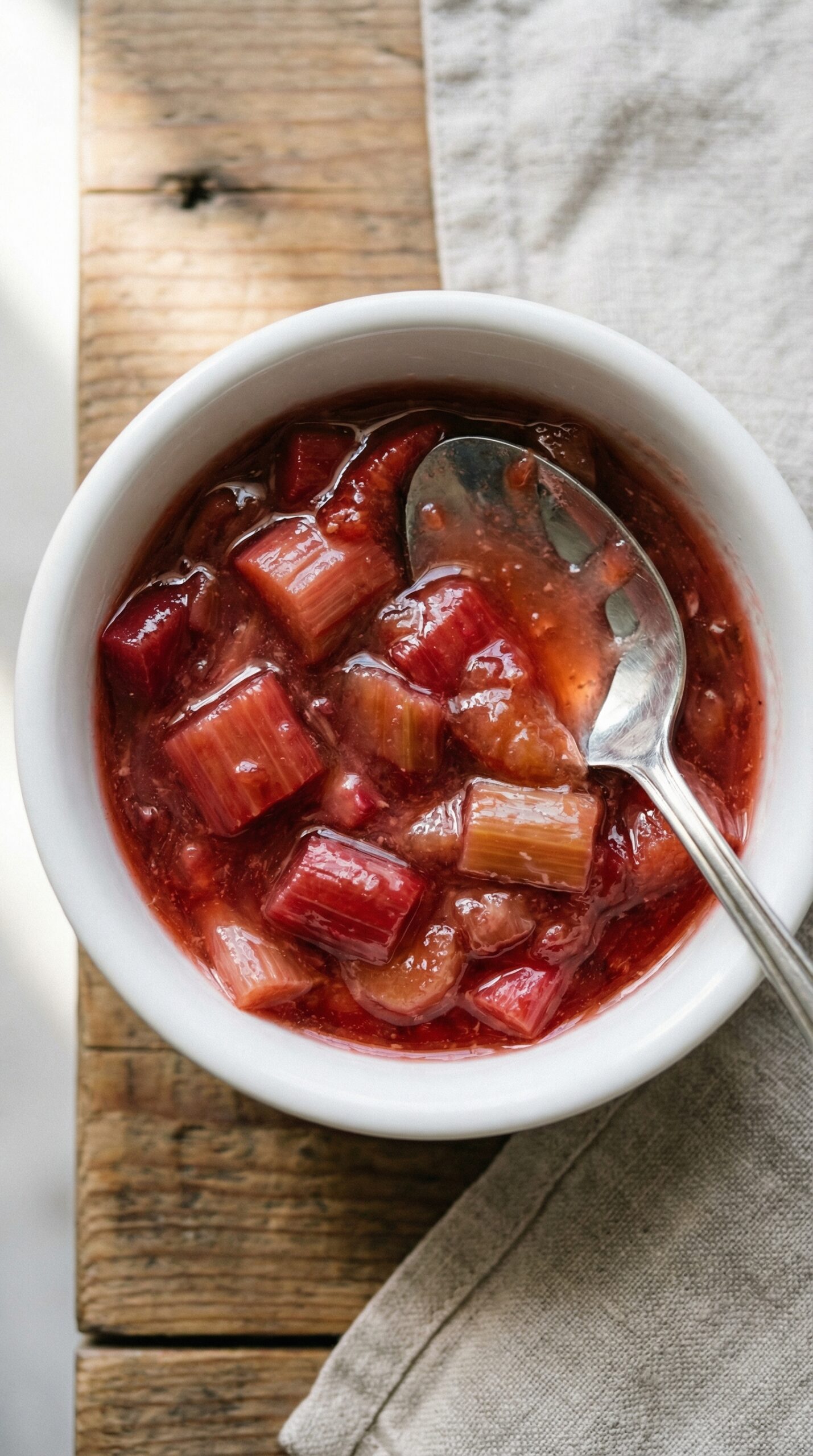 rhubarb compote
