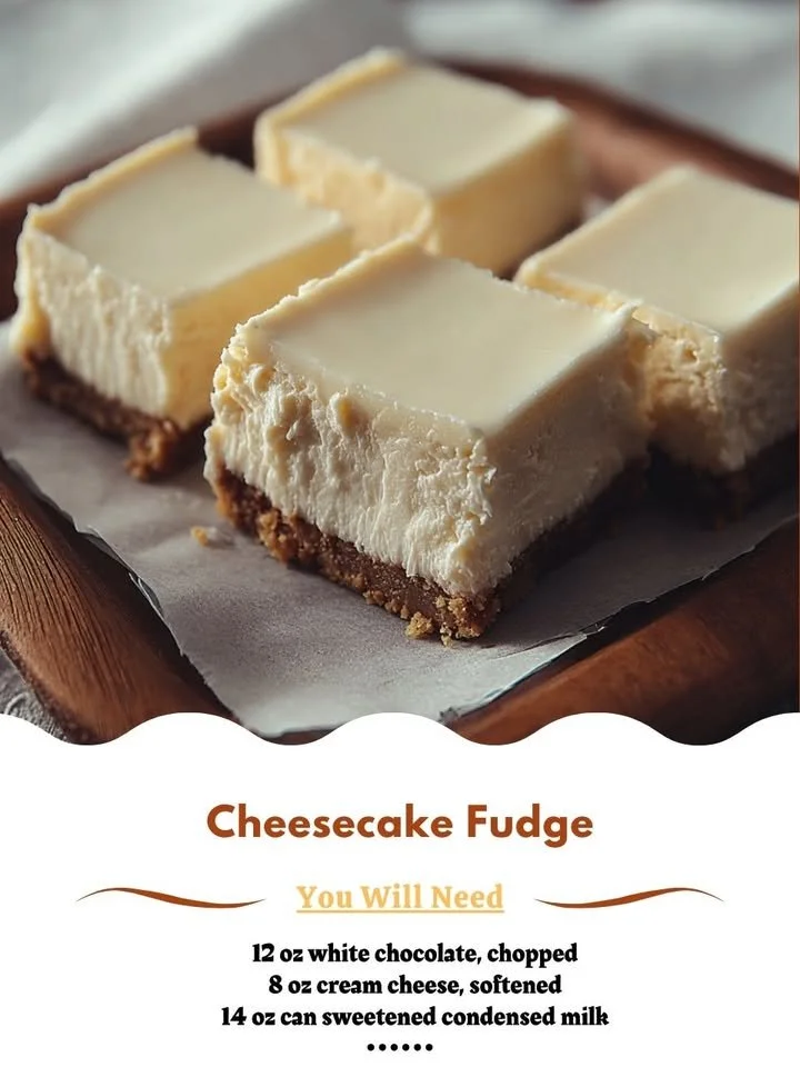 Delicious cheesecake fudge with a creamy texture, perfect for dessert lovers.