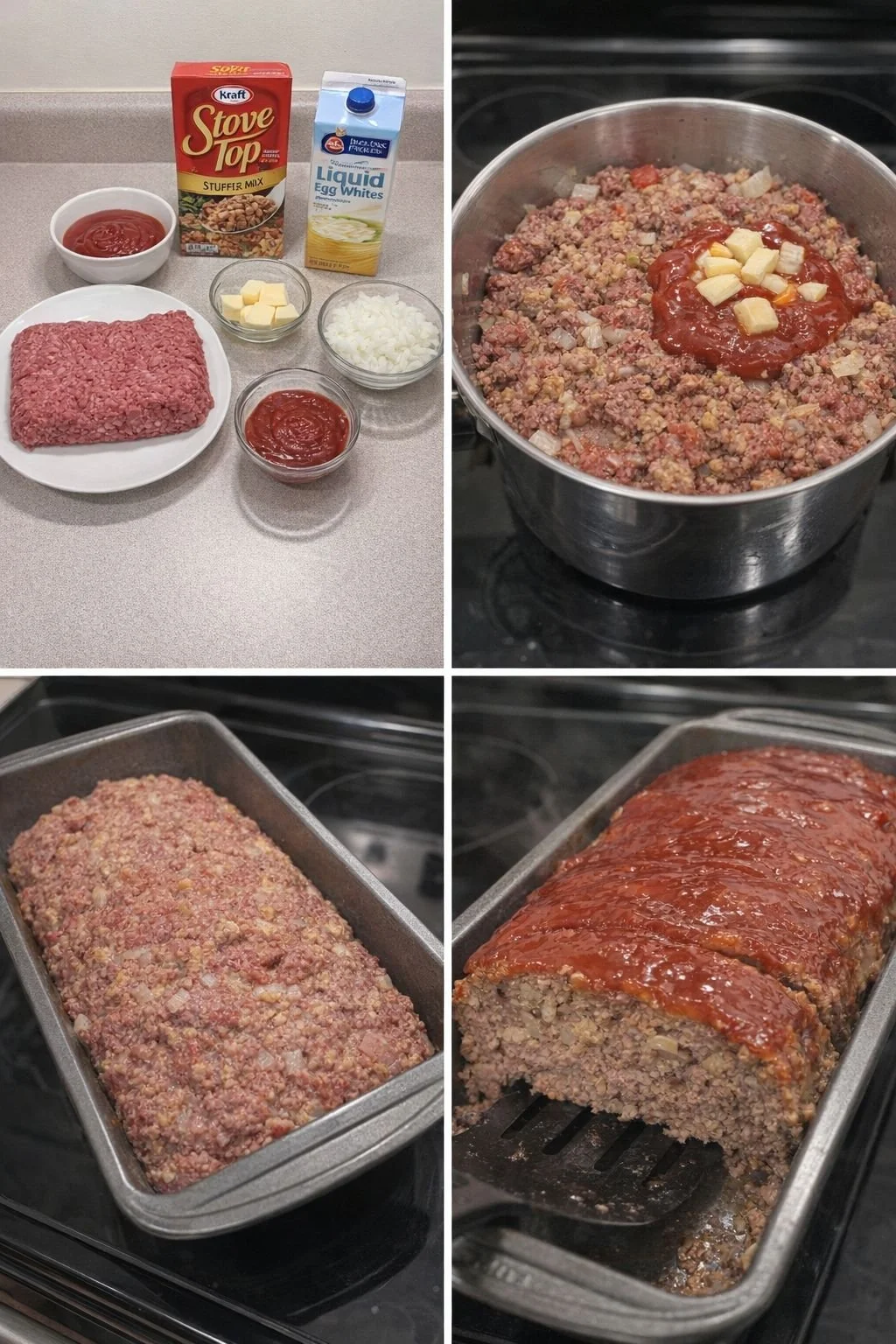 Delicious homemade Cracker Barrel meatloaf served with mashed potatoes and gravy