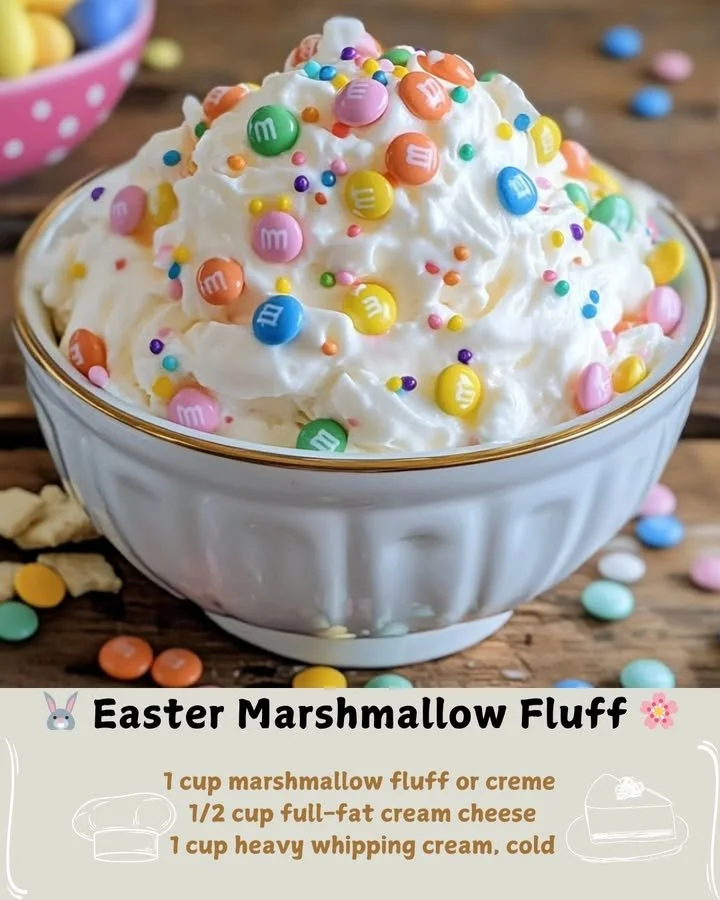 Easter-themed desserts made with Marshmallow Fluff