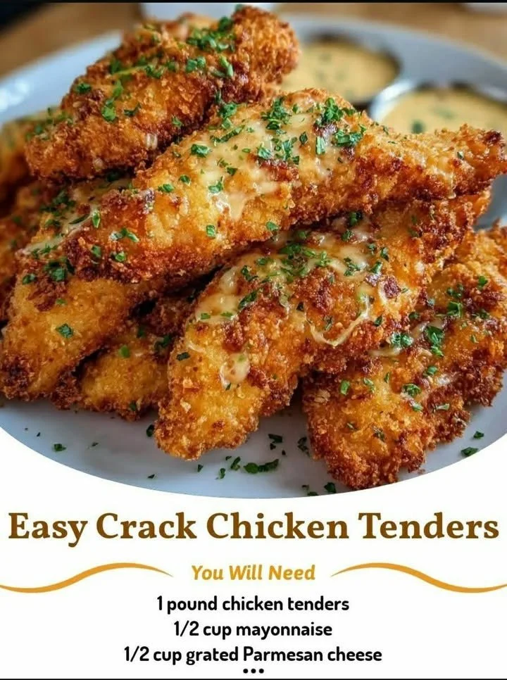 Easy crack chicken tenders recipe with juicy chicken and flavorful seasoning