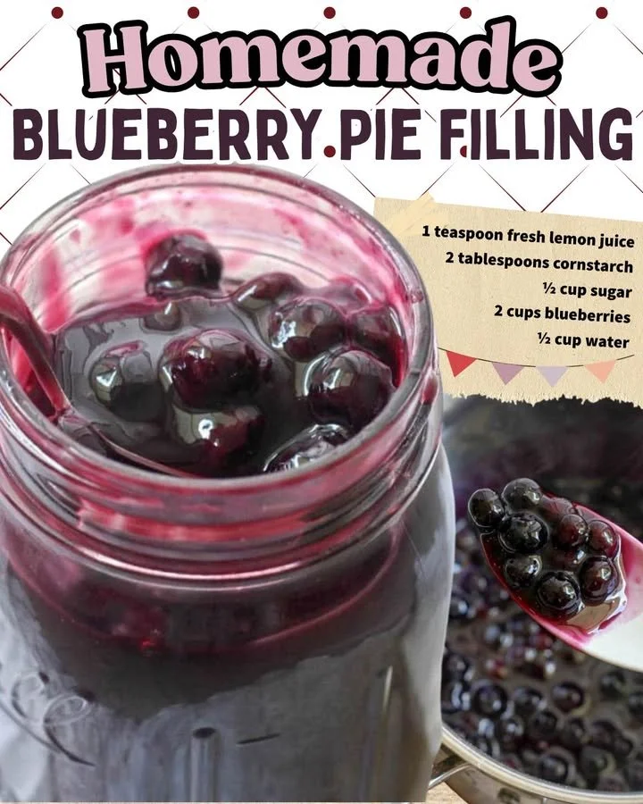 A fresh homemade blueberry pie with a golden crust and vibrant filling.