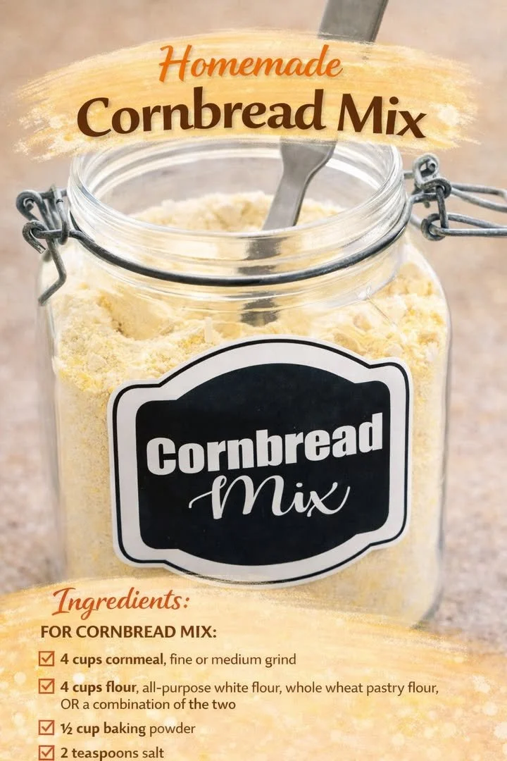 Delicious homemade cornbread fresh out of the oven