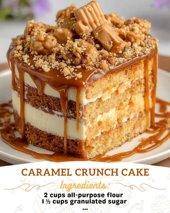 Caramel Crunch Cake