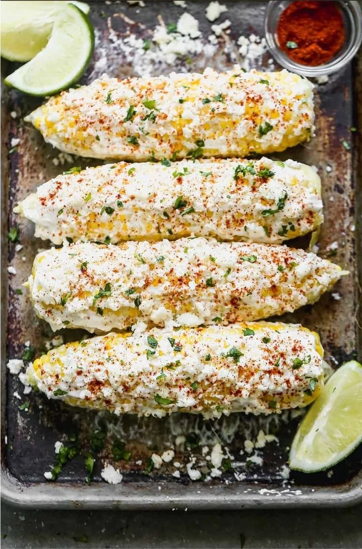 Delicious corn on the cob recipe ready for summer grilling.
