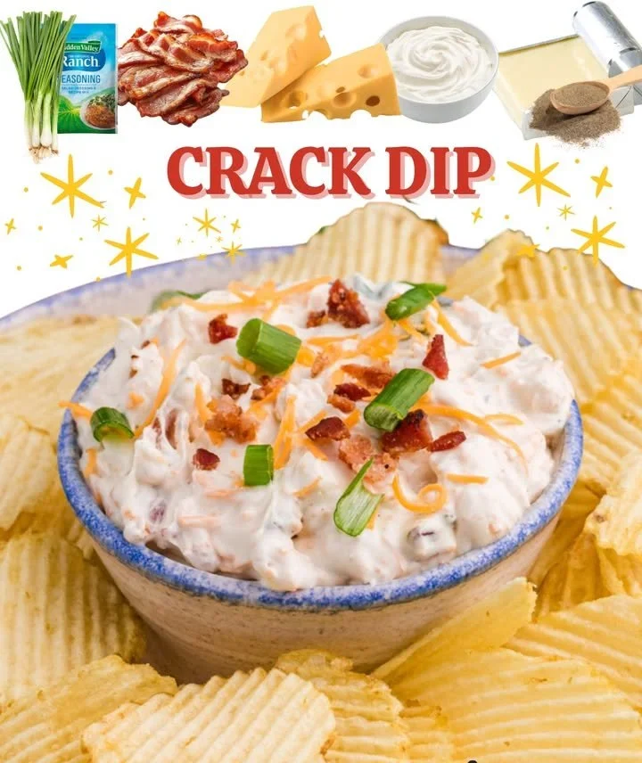 Delicious crack dip recipe served in a bowl with tortilla chips