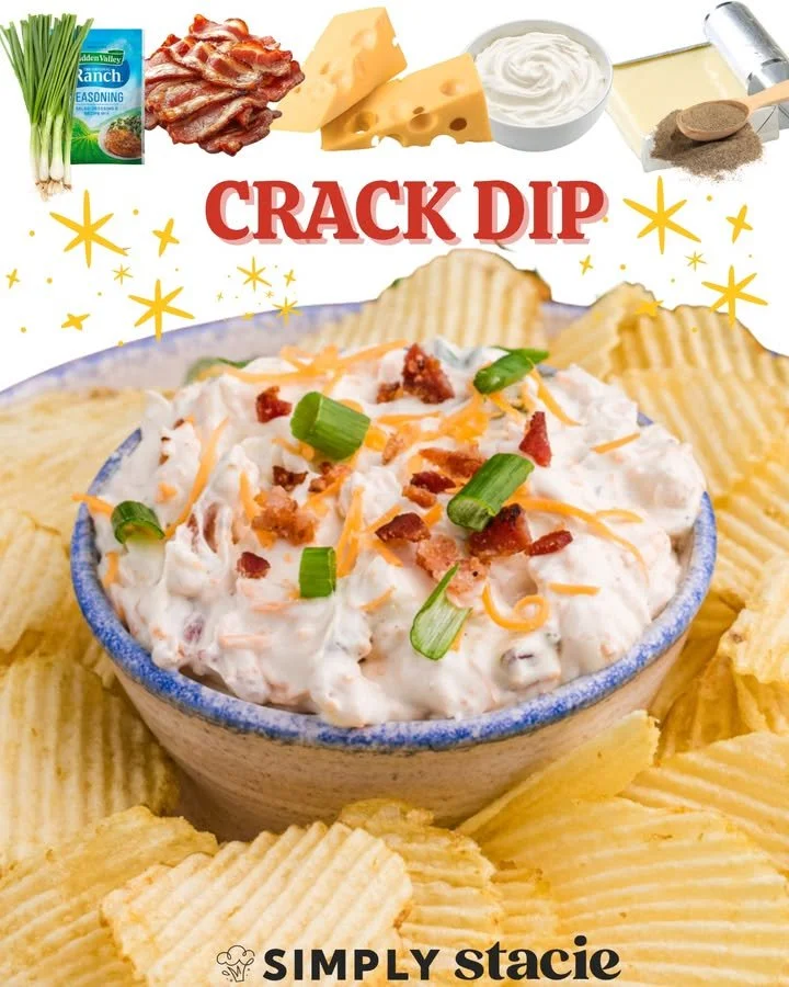 Delicious crack dip recipe served in a bowl with tortilla chips