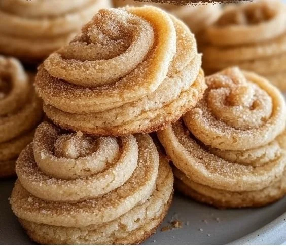 Delicious Crumbl Churro Cookies with cinnamon sugar topping
