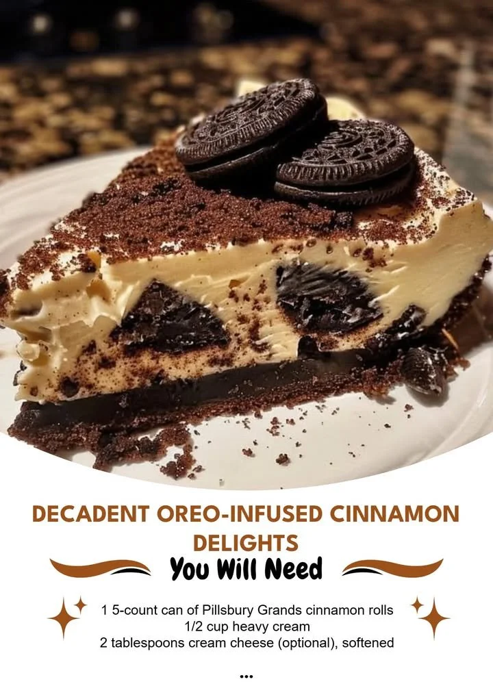 Decadent Oreo-Infused Cinnamon Delights ready to delight your taste buds