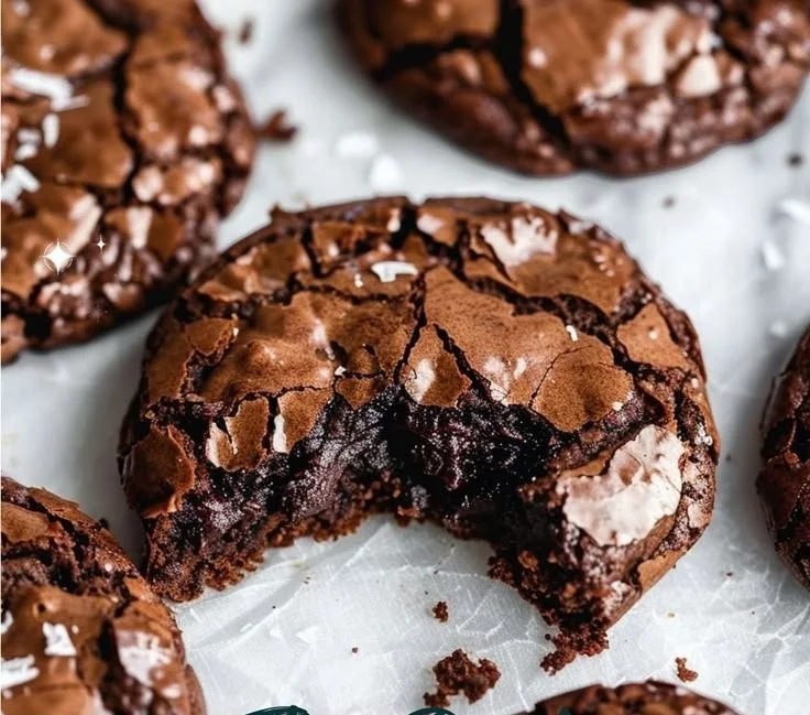 Gourmet brownie cookies with chocolate chunks and a chewy texture