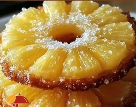 Delicious Pineapple Upside Down Cookies decorated with cherry topping.