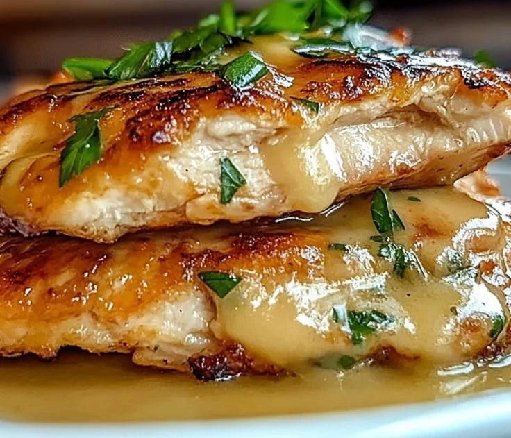 Tenderized chicken breast ready for cooking