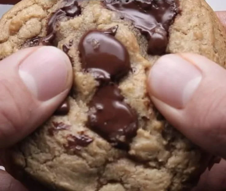 Deliciously chewy chocolate chip cookies fresh out of the oven
